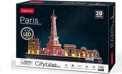 Image de Cubic Fun puzzle 3D City Line Paryż 05256