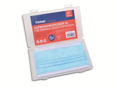 Produktbild von FILMER Aufbewahrungsbox XL 21020, für Einweg-Mundschutzmasken