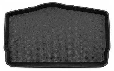 Image de Bac de coffre pour Volkswagen T-Cross 2019- (plancher bas) – noir, sur mesure