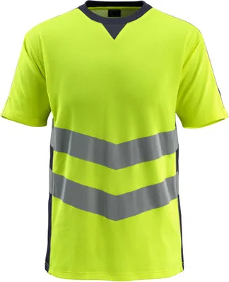 Produktbild von MASCOT 50127-933-17010-5XL, T-Shirt, Uni, 5XL, 140 cm, Baumwolle, Polyester, 170 g/m²