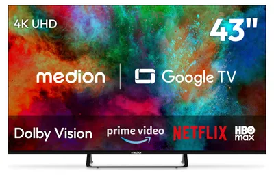 Produktbild von MEDION 108 cm (43 Zoll) Fernseher 4K Smart TV - MD 843401
