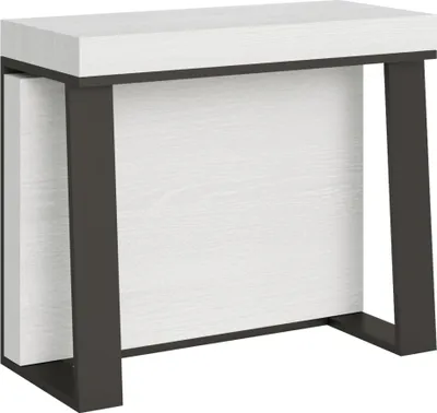 Immagine prodotto di ITAMOBY - Consolle allungabile 90x40/288 cm Asia bianco frassino allunghe interne