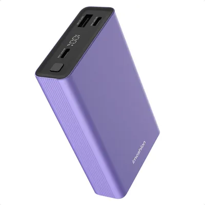Produktbild von imoshion Ultra Series Aluminium Powerbank 20.000 mAh - Schnellladen bis 33W - Tropical Violet