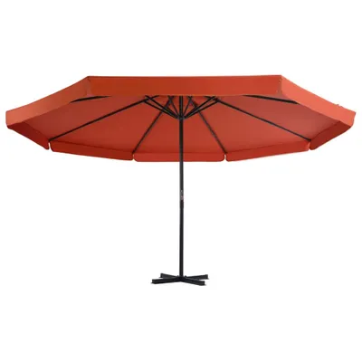 Immagine prodotto di Ombrellone da Giardino con Base Portatile Terracotta
