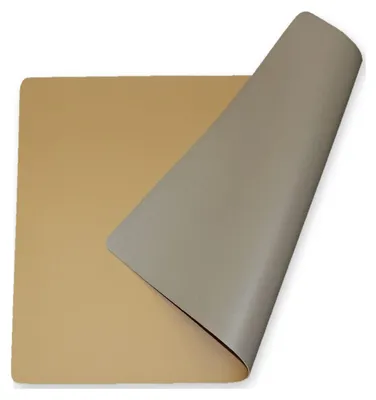 Produktbild von Lunar Tischsets 4er Set 30x43 cm – Lederoptik, doppelseitig – Desert/Taupe