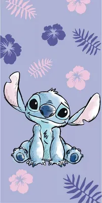 Produktbild von Lilo & Stitch - Badetuch AG3674 (Einheitsgröße) (Violett)
