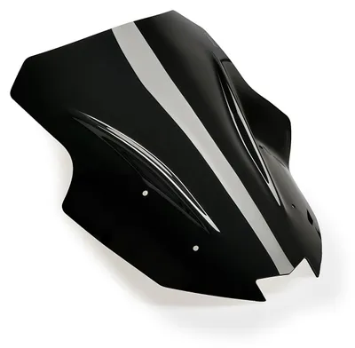 Produktbild von Puig Racing Kawasaki Ninja 1000sx 2025 Windschutzscheibe Schwarz Schwarz One Size