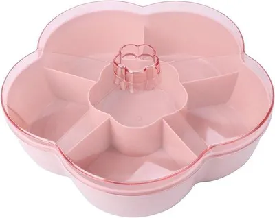 Zdjęcie produktu dla Plastikowy pojemnik 10 cali (25,4 cm), 6-częściowa miska z przegrodami na ceramikę i przekąski