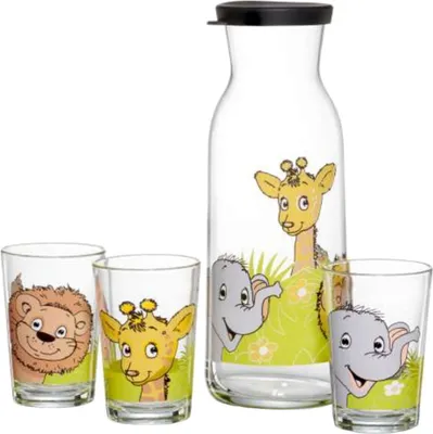 Produktbild von Ritzenhoff & Breker DSCHUNGELTIERE Kinderset Gläser + Karaffe 4-teilig