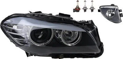 Obrázok produktu pre Johns, halogénové svetlomety vhodné pre BMW 5 F10 F11 03/10-06/13 H7 H7 R + hmlovka+svetlo. 63117203240 7203240 63177216888 7216888