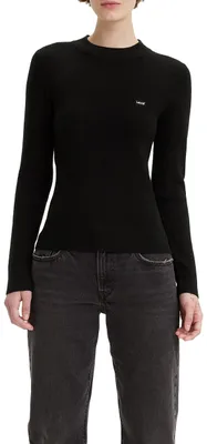 Produktbild von Levi's Damen Crew Rib Sweater Pullover Sweatshirt, Caviar, S