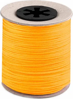 100m Schmuckschnur Polyesterschnur 1,5 mm mango
