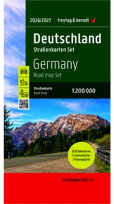 Produktbild von freytag & berndt Straßenkarte Deutschland Set 2026/2027 1:200.000