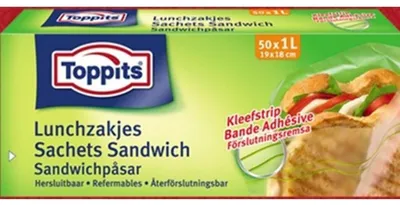Immagine prodotto di TOPPITS Frühstücks-Beutel 50 x 1L (19 x 18 cm)