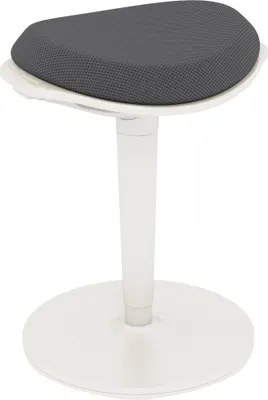 Produktbild von Bürohocker, ergonomischer Stehhocker, höhenverstellbar, bis 120 kg, 42,5 x 35,5 x 56,5-71,5 cm, Grau