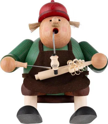 Produktbild von Spanbaumstecher - Kantenhocker (15cm) Räuchermann von KWO