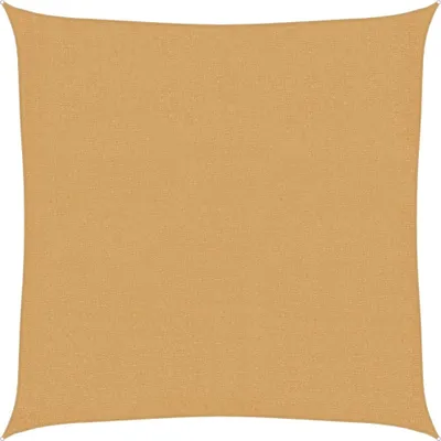 Produktbild von vidaXL Sonnensegel 160 g/m² Quadratisch Sandfarbe 3,6x3,6 m HDPE