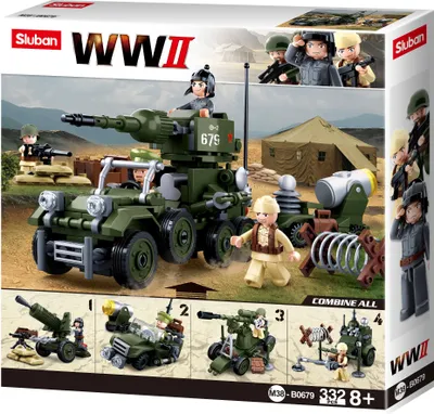 Obrázek produktu pro Sluban WWII M38-B0679 4into1 Sovětský dělostřelecký tahač