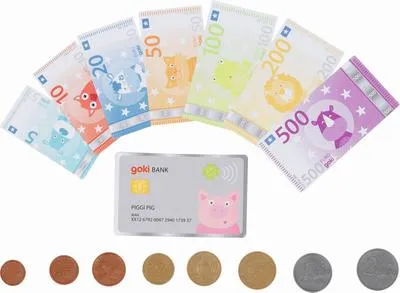 Immagine prodotto di Goki, animali da gioco con carta di credito e monete, 117dlg.