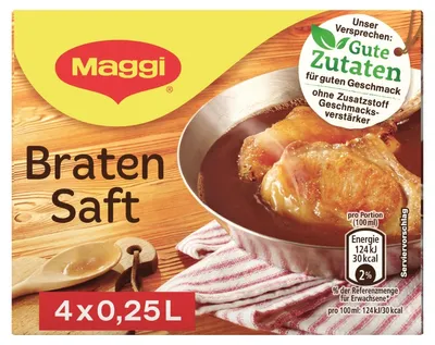 Zdjęcie produktu dla Sos Maggi do uzupełnienia lub z mięsem 72g 4er na 4x 250ml