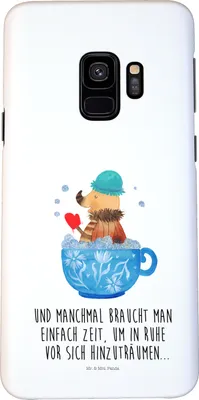 Produktbild von Mr. & Mrs. Panda Samsung Galaxy S9 Handyhülle Nachtfalter Schaumbad - Weiß - Geschenk, Träumen, WC, Cover, Tasse, Smartphone Hülle, Badezimmer, Zeitmanagement, Bad