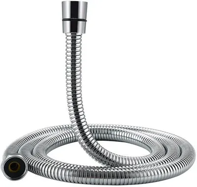 Produktbild von Flexibler Edelstahl-Duschschlauch in 1,5 Meter Länge mit Knickschutz