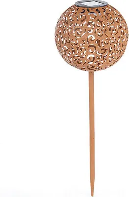 Produktbild von Solarleuchte Solarlampe Gartenleuchte Solar Rostoptik Gartenkugel Solarkugel