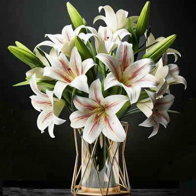 Productafbeelding van Kunstbloemen - Set van 6 - PVC