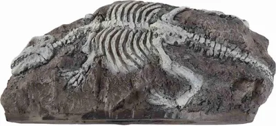 Imagen del producto de Refugio rocoso para reptiles y dinosaurios, resina ecológica, robusto, hermoso y vibrante para acuarios, simulación, adorno de dinosaurio para decoración del hogar