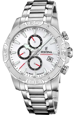 Produktbild von Festina Herrenuhr Timeless Chronograph Armbanduhr Edelstahl silber UF20704/1