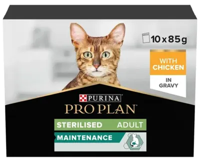 Obrázok produktu pre Purina Sterilised NUTRISAVOUR, Dospelý, Kuracie mäso, 85 g