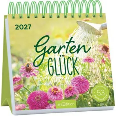 Produktbild von Postkartenkalender Gartenglück 2027