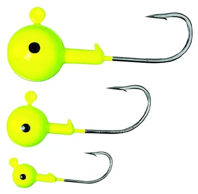 Produktbild von Jenzi Jigköpfe Heavy Duty Gelb Fluoreszierend 10/0 120g