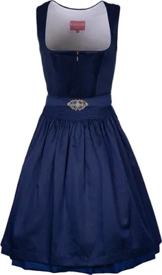 Produktbild von Dirndl Al 60cm Länge blau 36
