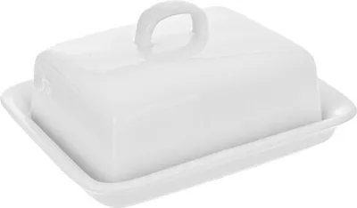 Produktbild von Orion Butterdose Porzellan Butterbehälter, klassische Butterglocke für 250 g Butter, Butterschale mit Deckel und Griff