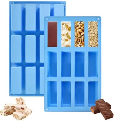Zdjęcie produktu dla Forma silikonowa Unyqoos® do 12 porcji musli – wolna od BPA, nieprzywierająca, przeznaczona do użytku w piekarniku, mikrofalówce i zamrażarce (od -40°C do 230°C), można myć w zmywarce