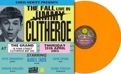 Obrázok produktu pre The Fall - Live In Clitheroe (Record Store Day) (Orange Coloured) (LP)