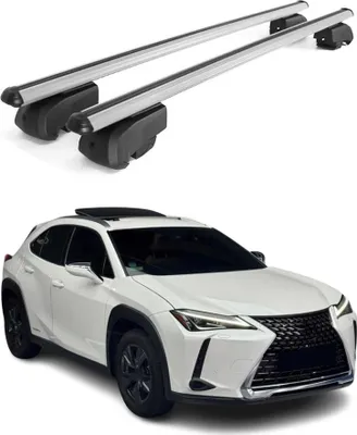 Imagen del producto de Barras de techo transversales para Lexus UX 2019-2021, de aluminio, color gris
