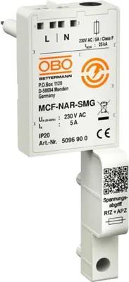 Zdjęcie produktu dla OBO Adapter Bettermann do odczepu napięciowego MCF-NAR-SMG 5096900