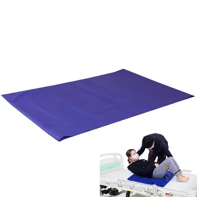 Produktbild von Pflege-Gleitmatte 98×76 cm–Doppelschichtige Umlagerungshilfe für das Bett–Reibungsarme Transferhilfe für ältere oder bewegungseingeschränkte Personen