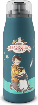 Produktbild von alfi KIDS ISO BOTTLE 0,35l die Schule Trinkflasche – Vorteilsset mit Reinigungsbürste CLEAN FIX 30 cm