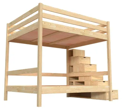 Immagine prodotto di Letto a castello Sylvia 160x200 - grezzo (senza laccatura)