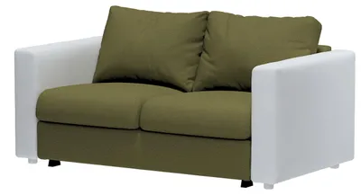 Productafbeelding van Dekoria beschermhoes voor het Vimle 2-persoons slaapbankelement, olijgroen, 160 x 98 x 83 cm