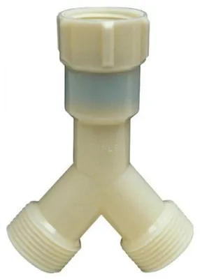 Obrázok produktu pre Y spojka na práčku - tvrdený plast 3/4"