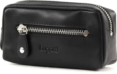 Produktbild von bugatti Schlüsselmäppchen Simbiosi Zip Keycase Black schwarz