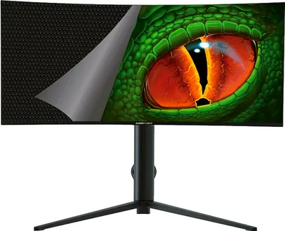 Obrázek produktu pro KeepOut XGM34UW, 86,4 cm (34"), 3440 x 1440 px, UltraWide Quad HD, LED, 1 ms, Černá, Červená