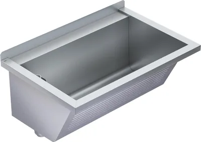 Obrázok produktu pre KWC AR umývadlo, SIRIUS, nerezová oceľ, 750x354x500 mm, odtok vľavo