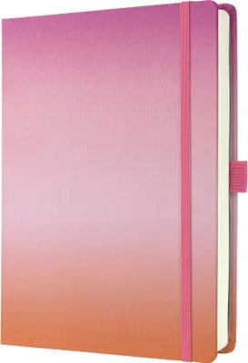 Produktbild von SIGEL JB103 Notizbuch Jolie - Gradient Sunset - punktkariert (Dot-Lineatur) - A5+ - pink, rosa, orange - Hardcover - 200 S. -