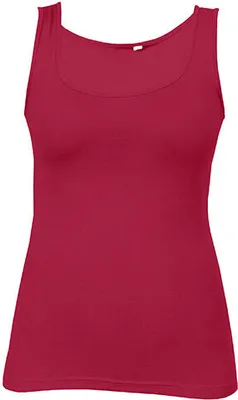 Immagine prodotto di Promodoro 1051 | Maglietta canotta da donna - Colore: Cherry Berry - Taglia: XXL