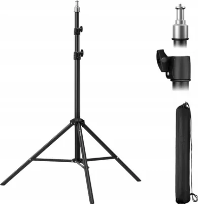 Zdjęcie produktu dla Statyw Studyjny Studio Foto Oświetleniowy Fotograficzny 16mm 1/4" 200cm K&F / KF34.041
